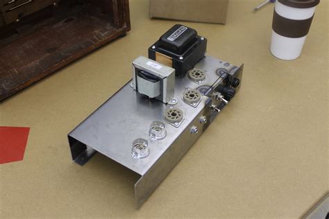 guitar amp chassis metal brake|Chassis fabrication.